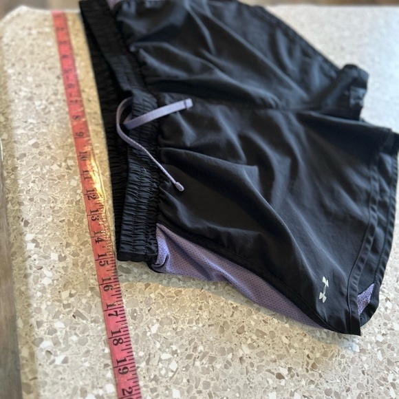 Under Armour Women's Speed Stride Black and Purple Large - Picture 9 of 11